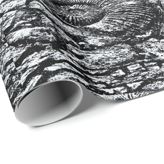 Ammoniet tegels cadeaupapier (Rol Hoek)