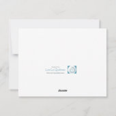 Ammoniet wit op zwart vlak vakantie Kaart (Achterkant)