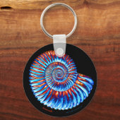 Ammonietfossiel Sleutelhanger (Voorkant)