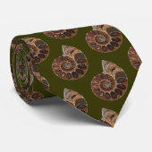 Ammonite Fossil Stropdas (Opgerold)