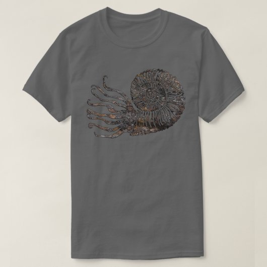 Ammonite Fossil T-Shirt (Design voorkant)