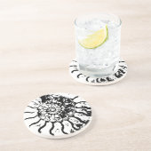 AMMONITE ZANDSTEEN ONDERZETTER (Zijkant)