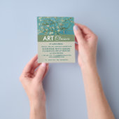 Ammoniumbloesems van Vincent Van Gogh, kunstklasse Flyer (Hand)