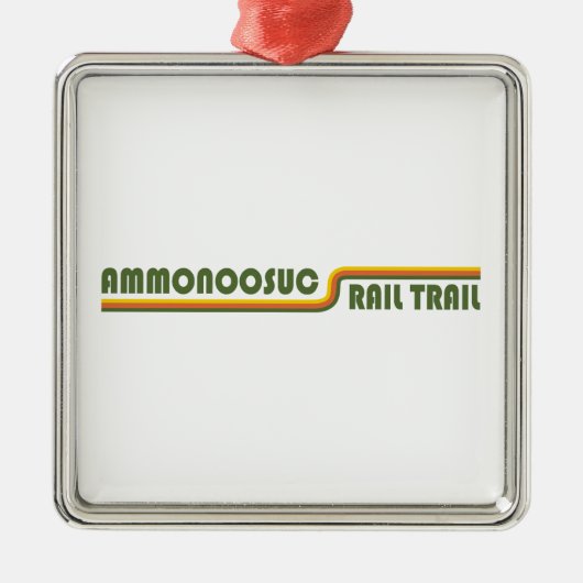 Ammonoosuc Rail New Hampshire Metalen Ornament (Voorkant)