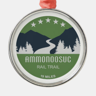 Ammonoosuc Rail New Hampshire Metalen Ornament