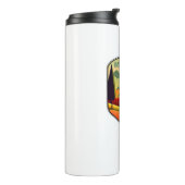 Ammonosous Rail Trail New Hampshire Kleuren Thermosbeker (Gedraaid links)