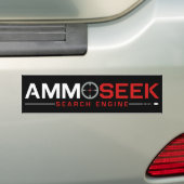 AmmoSeek Logo Bumpersticker - zwart 2019 (Op auto)