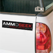 AmmoSeek Logo Bumpersticker - zwart 2019 (Op Truck)