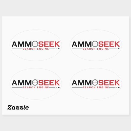 AmmoSeek Logo ovale Stickers 2019 (Vel)