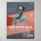 Ammud Ambassadeur Rabbi Heather Miller Poster (Voorkant)