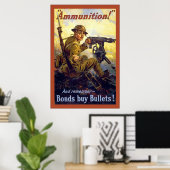 Ammunitie!~ Eerste Wereldoorlog Poster (Thuiskantoor)