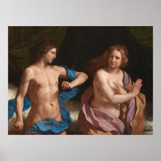 Amnon en Tamar - Guercino Fine Art Poster (Voorkant)