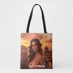 AMO FIRENZE - IK HOU VAN FLORENCE - ITALIË TOTE BAG