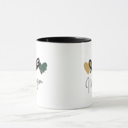 "Amo I Love You" Arab Uncle Coffee Mok (Midden)