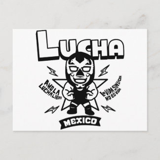 AMO LA LUCHA LIBRE 5 BRIEFKAART