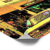 Amoba op Sunset-Poster Poster (Hoek)