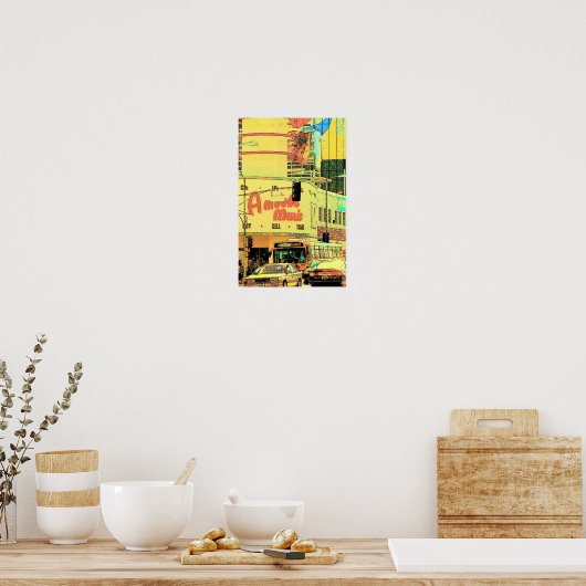 Amoba op Sunset-Poster Poster (Keuken)