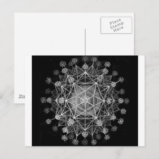 Amoboid Protozoans Briefkaart (Voorkant / Achterkant)