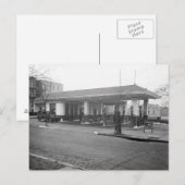 Amoco-benzinestation, 1925 briefkaart (Voorkant / Achterkant)