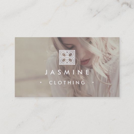 ĀModern Logo Design Photography Visitekaartje (Voorkant)