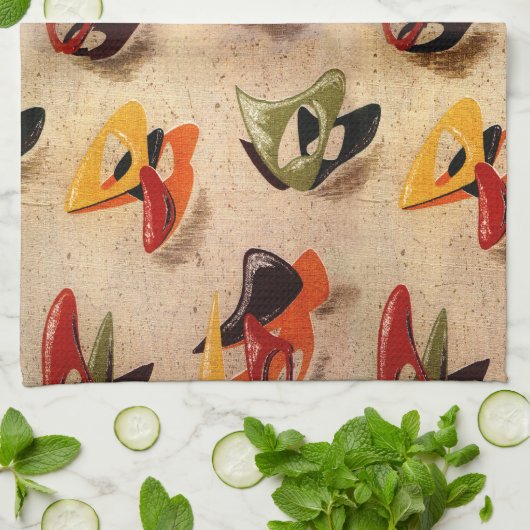 AMOEBA 1 MoJo Kitchen Towel SAND Theedoek (Gevouwen)