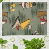 AMOEBA 5 MoJo Kitchen Towel GRAY GREEN Theedoek (Gevouwen)