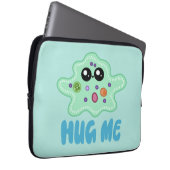 Amoeba Knuffel Laptop Sleeve (Voorkant Rechts)