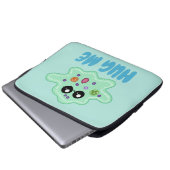 Amoeba Knuffel Laptop Sleeve (Voorkant onderkant)