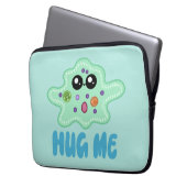 Amoeba Knuffel Laptop Sleeve (Voorkant Links)
