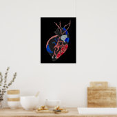 Amoeba Minx: aderen en vaten Poster (Keuken)