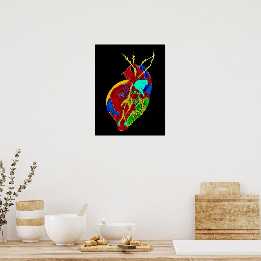 Amoeba Minx en alle fratsen Poster (Keuken)