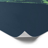 Amoeba Minx: Mildew Hue Poster (Hoek)