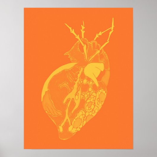 Amoeba Minx: Tangerine huid Poster (Voorkant)