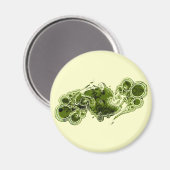 amoebe vruchtvlees magneet (Voorkant / Achterkant)