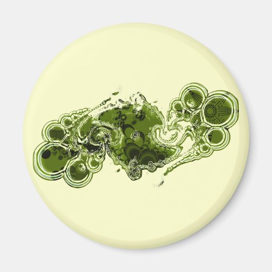 amoebe vruchtvlees magneet (Voorkant)