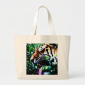 Amoer Tiger jta Grote Tote Bag (Voorkant)