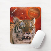 Amoer Tijger & Jupiter Grote Kat Fantasy Art Mouse Muismat (Met muis)