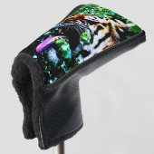 Amoer tijger pccna golfheadcover (3/4 voorkant)