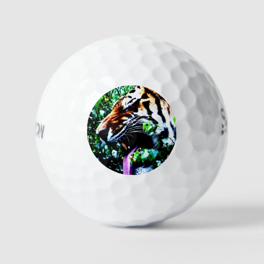 Amoer Tijger ssf gbcna Golfballen (Voorkant)