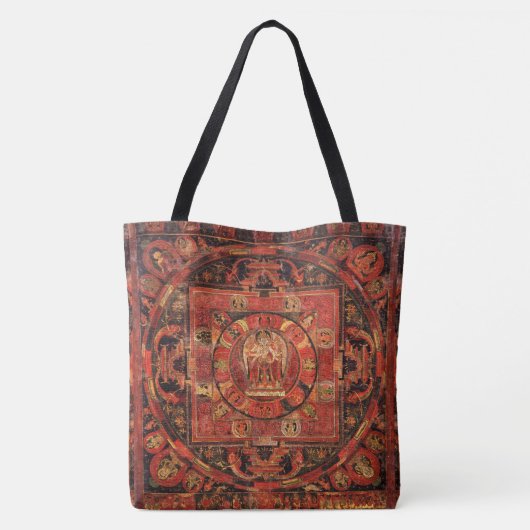 Amogapasha Mandala Canvas tas (Achterkant)