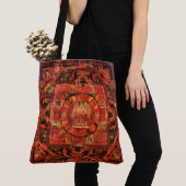 Amogapasha Mandala Canvas tas (Dichtbij)