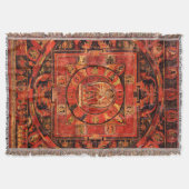 Amogapasha Mandala Thangka Deken (Voorkant)