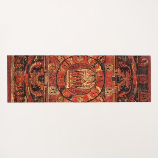 Amogapasha Mandala Thangka Yogamat (Achterkant (horizontaal))