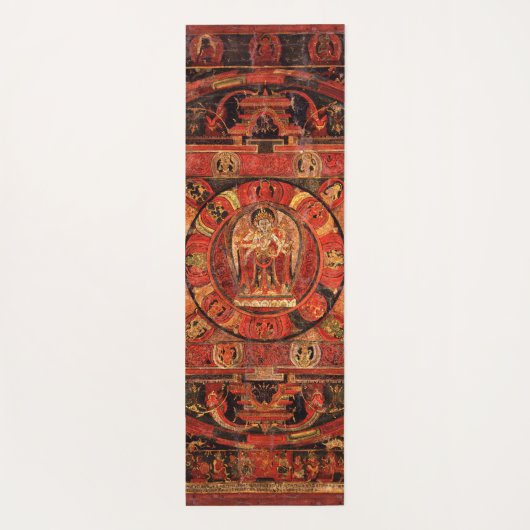 Amogapasha Mandala Thangka Yogamat (Achterkant)