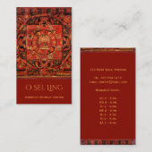 Amogapasha Thangka Boeddhistische Retraite Visitekaartje (Voorkant / Achterkant)