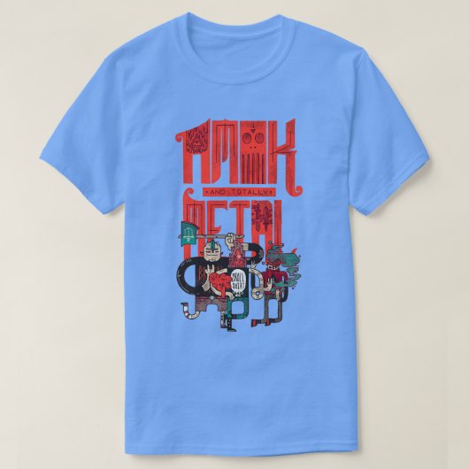 Amok en Total Metal T-shirt (Design voorkant)