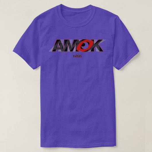 AMOK tahiti T-shirt (Design voorkant)