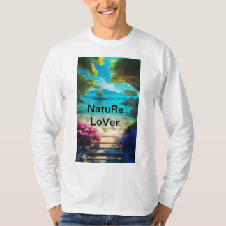 AMOLED Vibes bedrukt T-shirt – Levendige diepte en