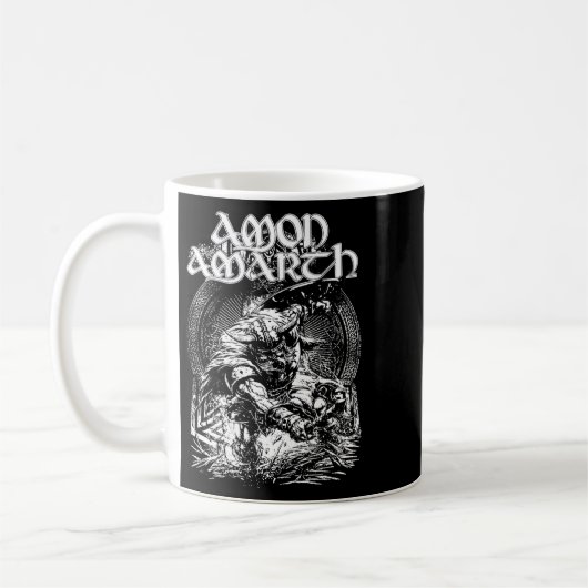 Amon Amarth Fan Art Tribute Design Koffiemok (Links)