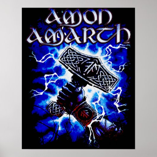  Amon Amarth Music Setup Officieel Poster (Voorkant)